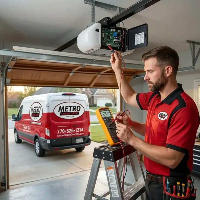 Garage door opener repair — diagnostic before replacement