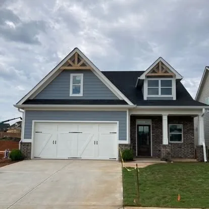 Metro Garage Doors install on a Craftsman-style Atlanta home